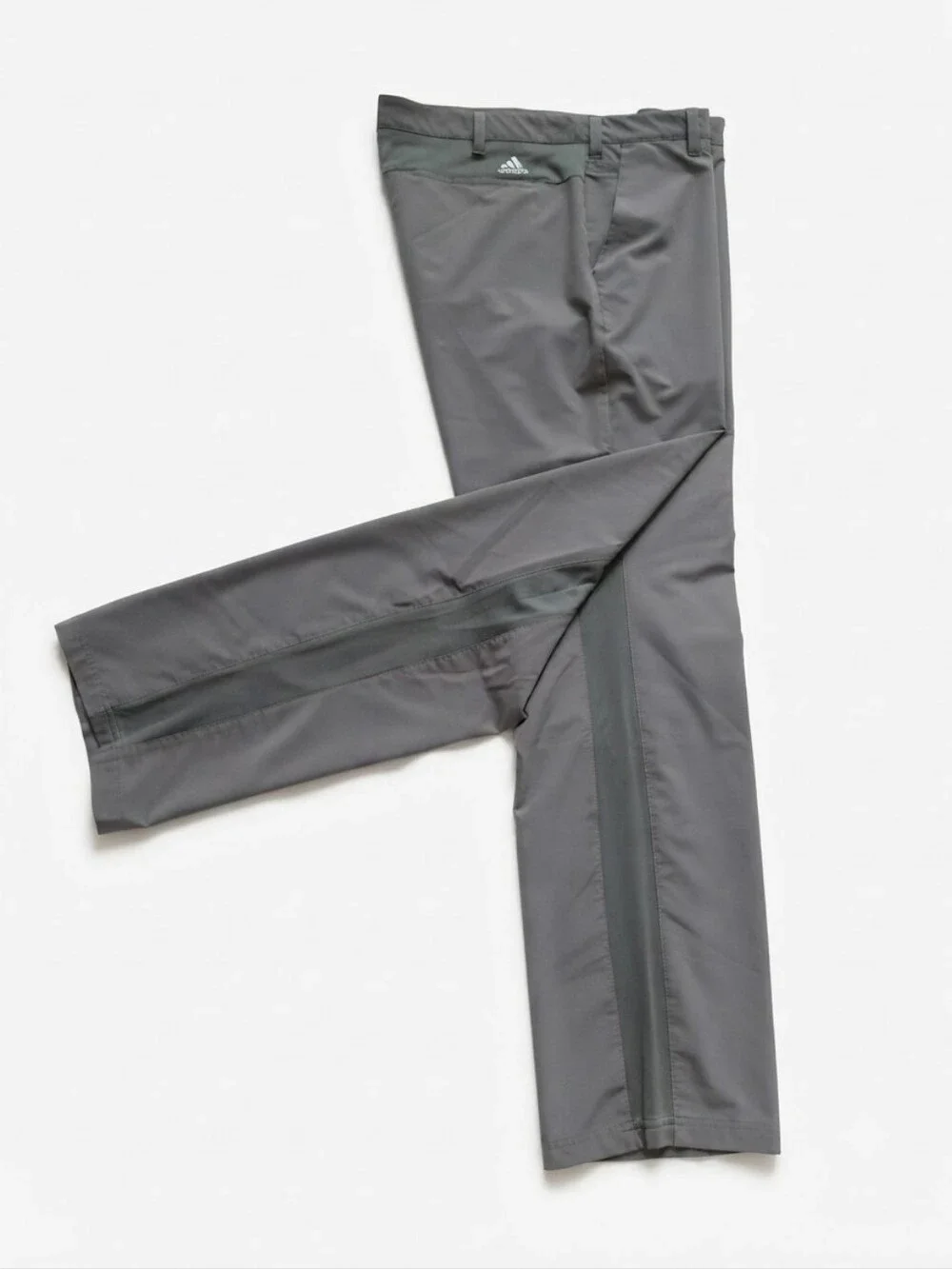 Adidas Pants Mens Athletic Performance Stretch Lightweight 38x34 Gray UV Protect